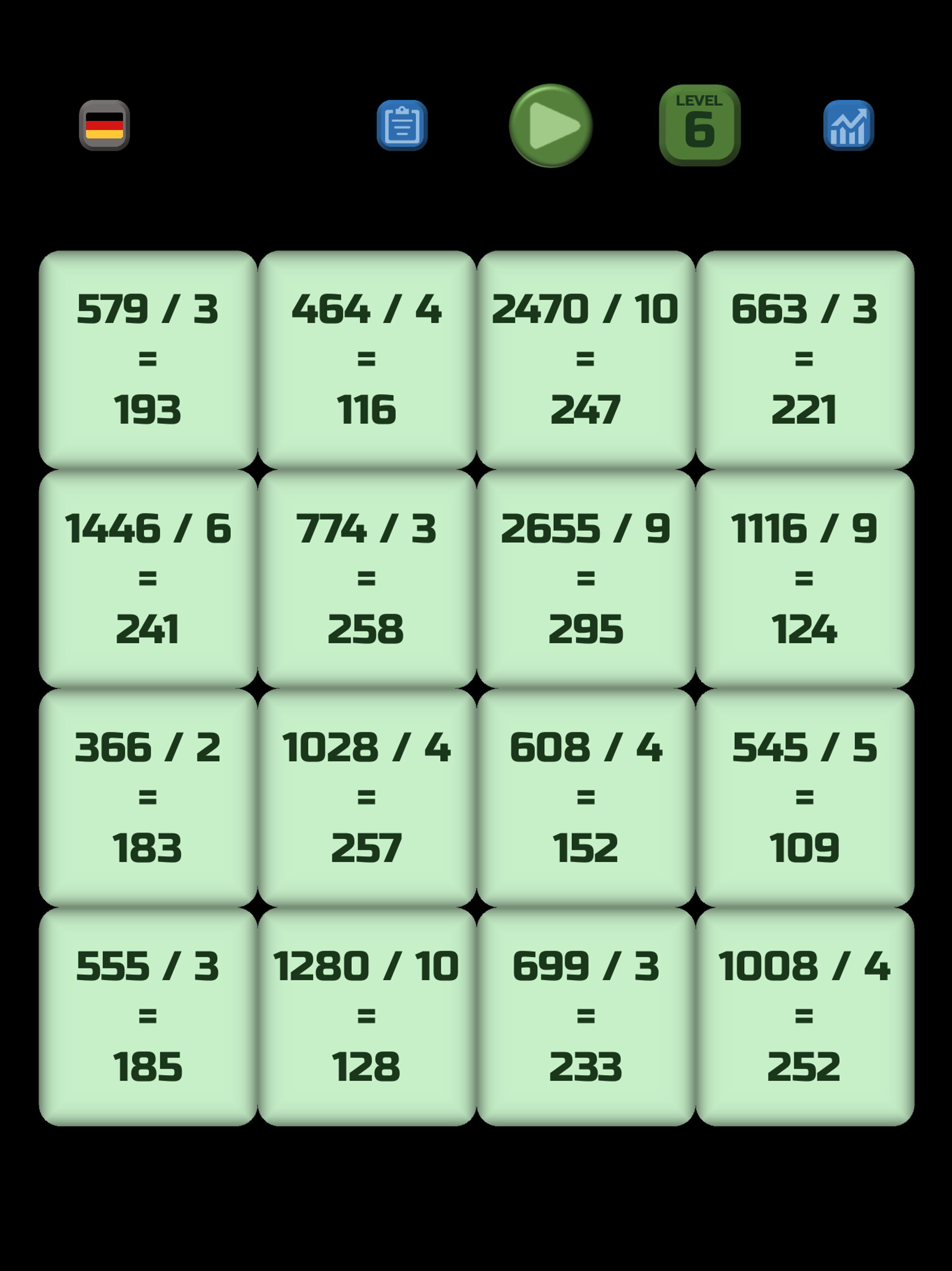 MATHICS LEVEL 6 LÖSUNG