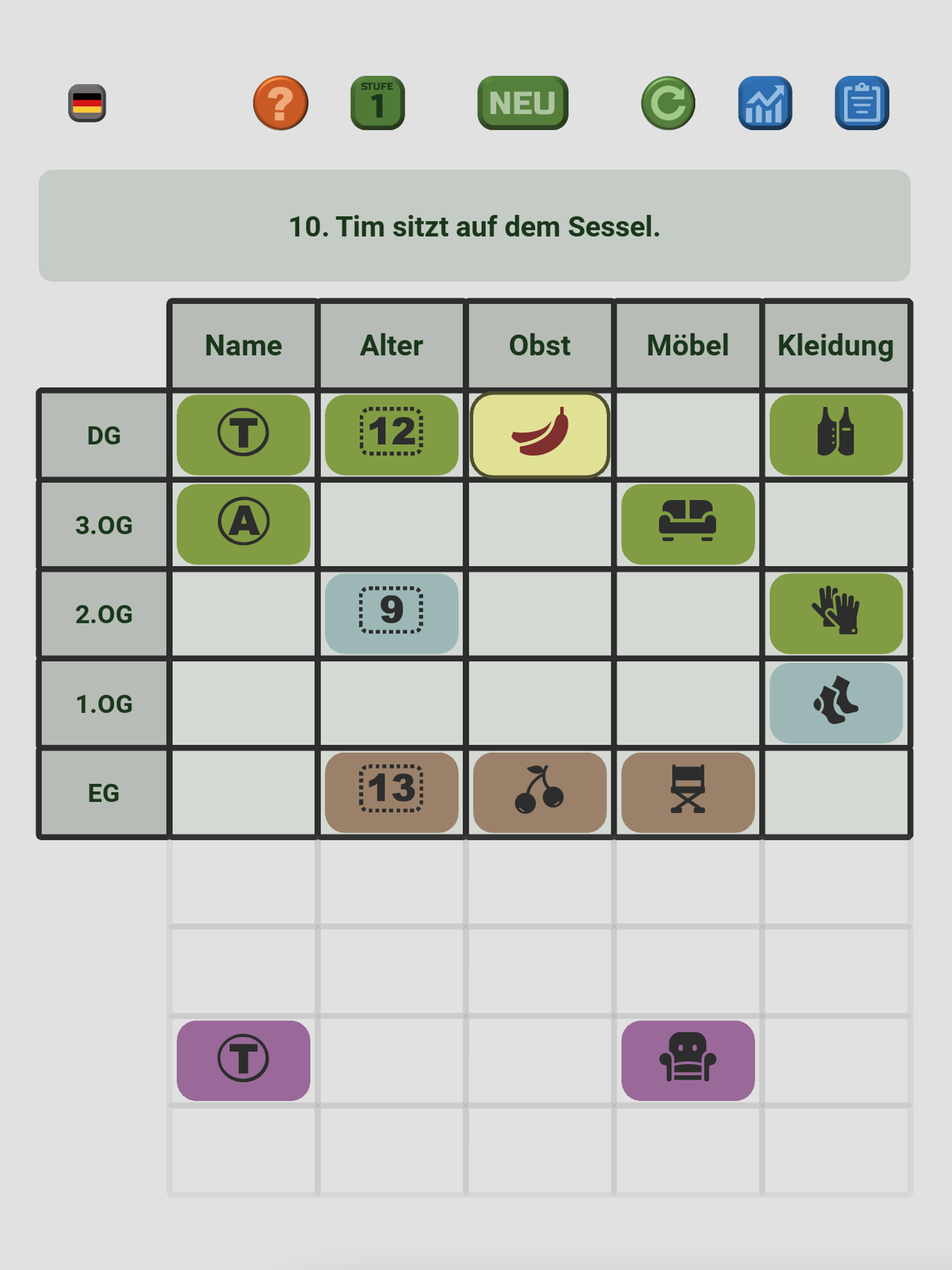 EINSTEIN PUZZLES: SCHRITT 1