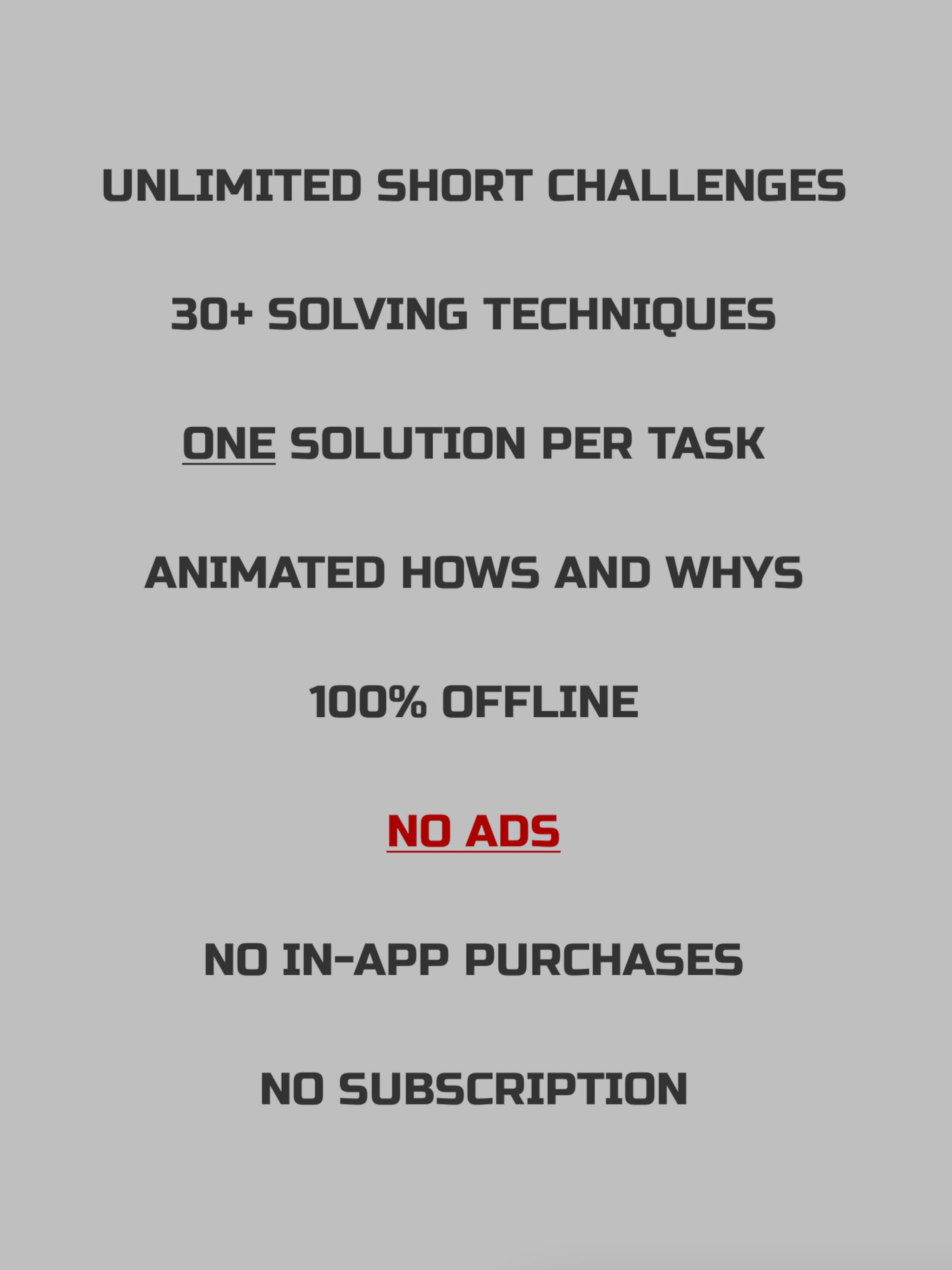 SUDOKU APP PROPERTIES